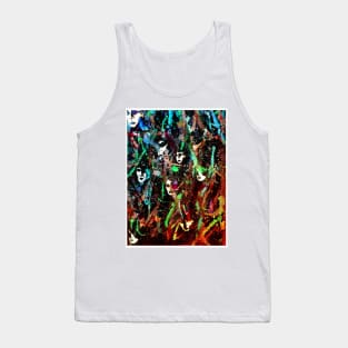 The Crowd Abstract Art/ Portrait painting Tank Top